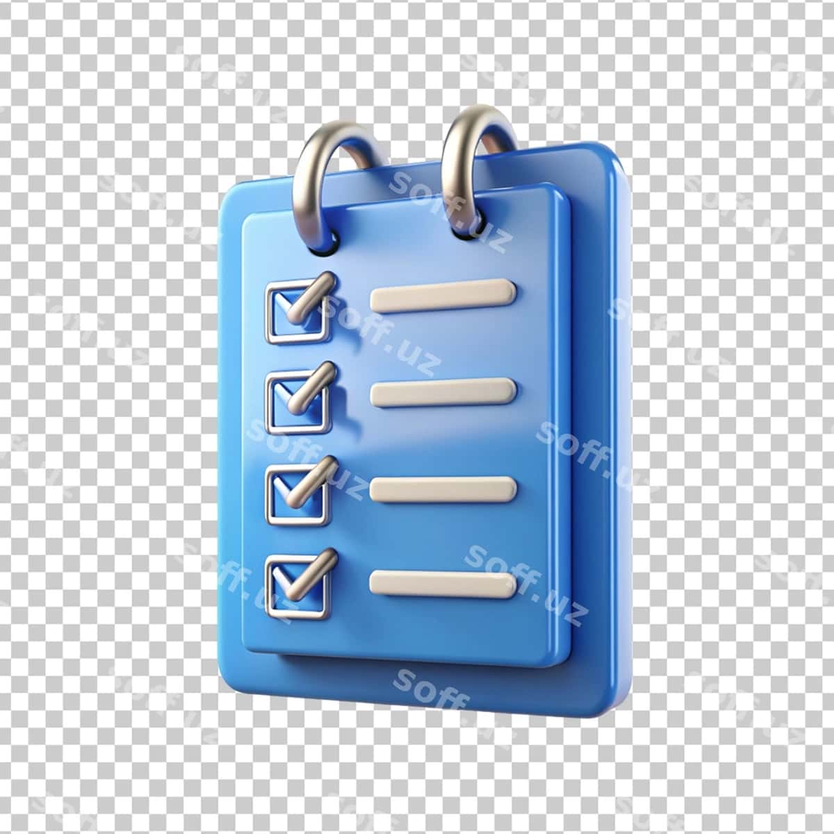 Ko'k papka tekshirish ro'yxati bilan | Blue folder with checklist 1