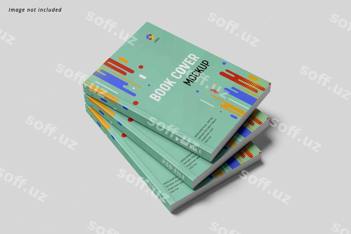 Kitob qoplovi namunasi | Book cover mockup 1