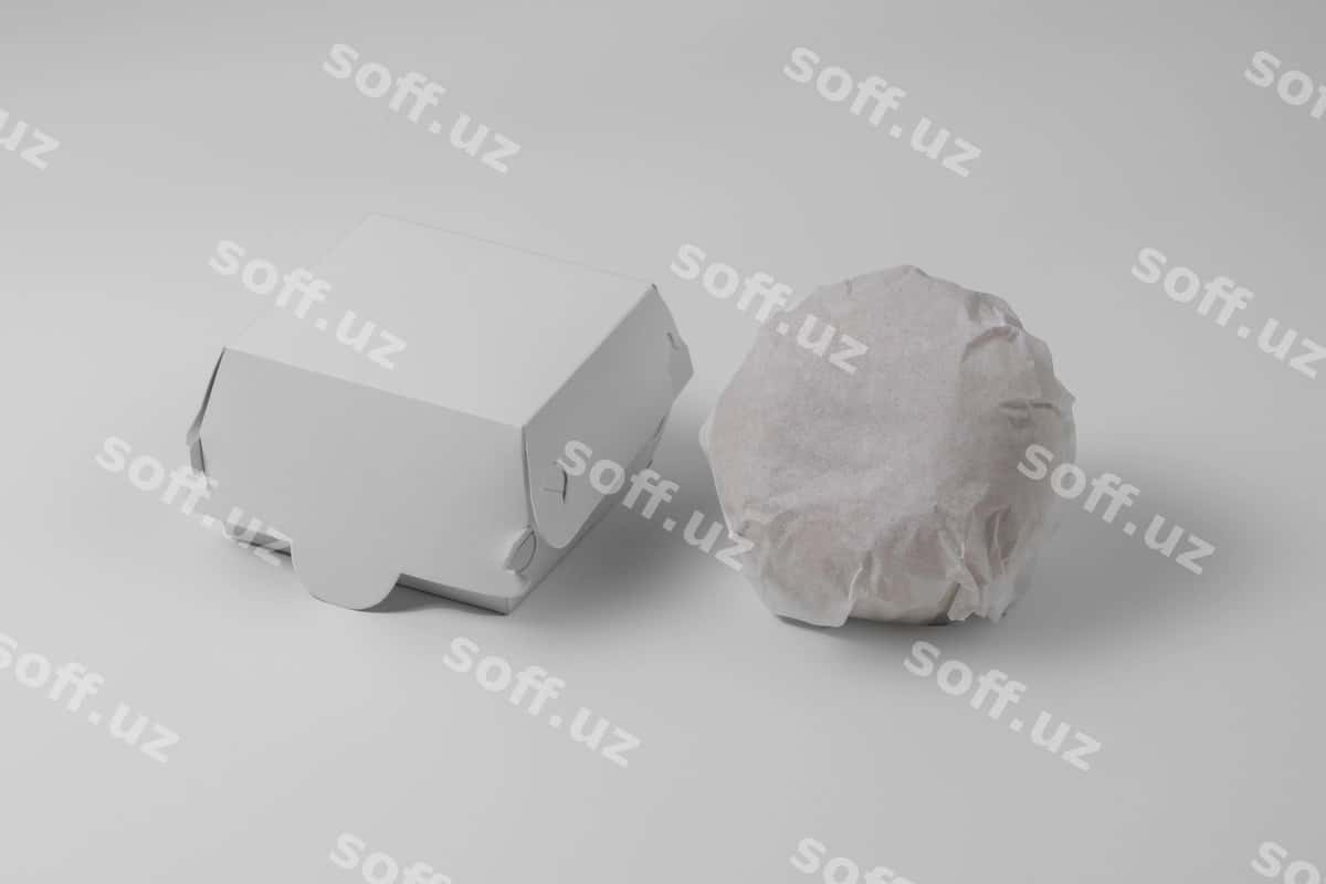 Quticha namuna dizayni fast food | Box mock up design fast food 1
