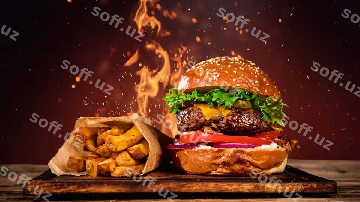 Burger kartoshkasi | Burger fries 1