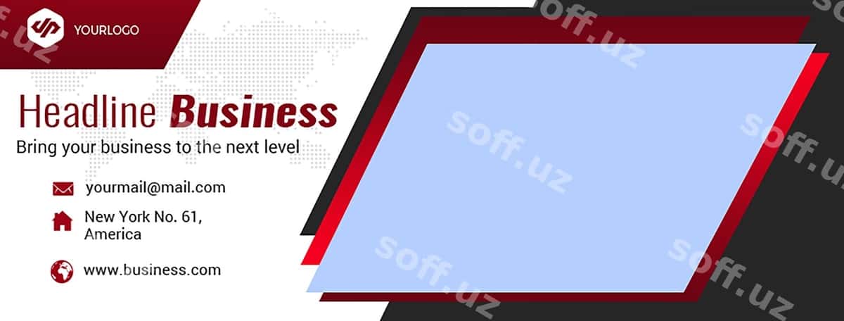 Bisnes karta dizayn shabloni | Business card design template 1