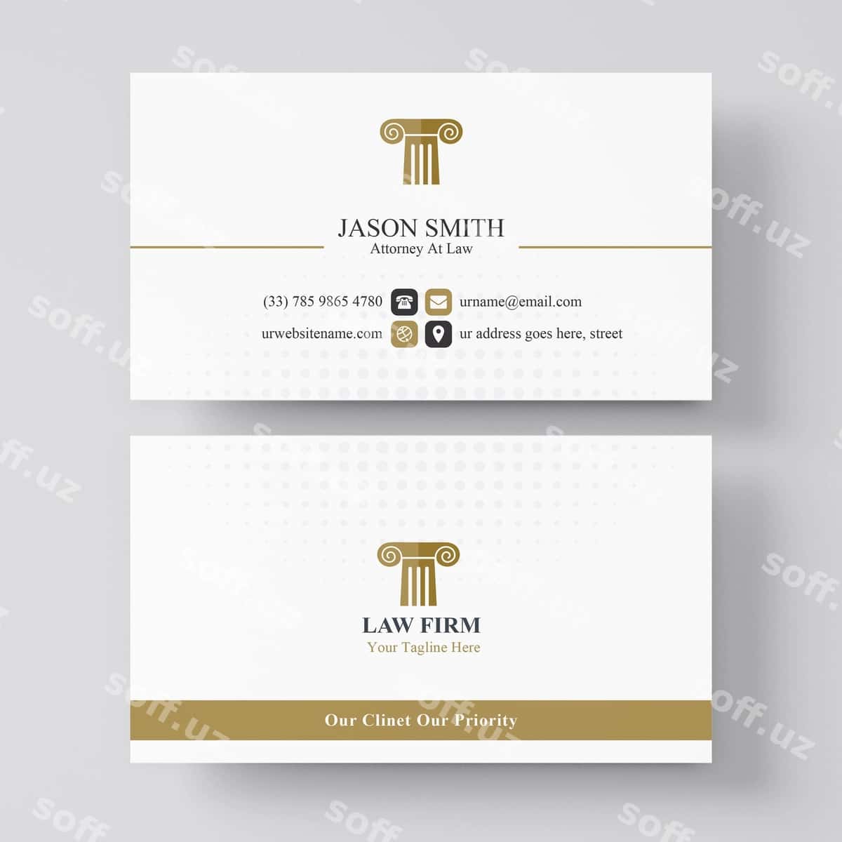 Vizit karta shabloni | Business card template 1