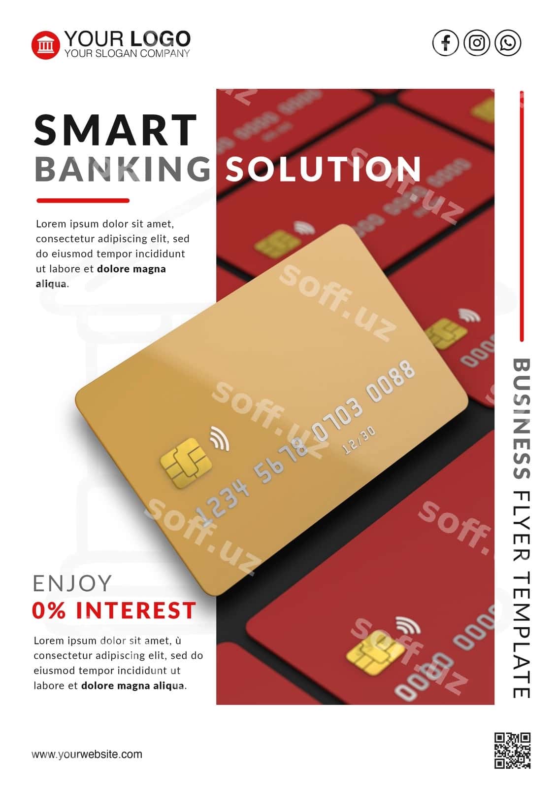 Business flyer banklash yechimi | Business flyer banking solution 1