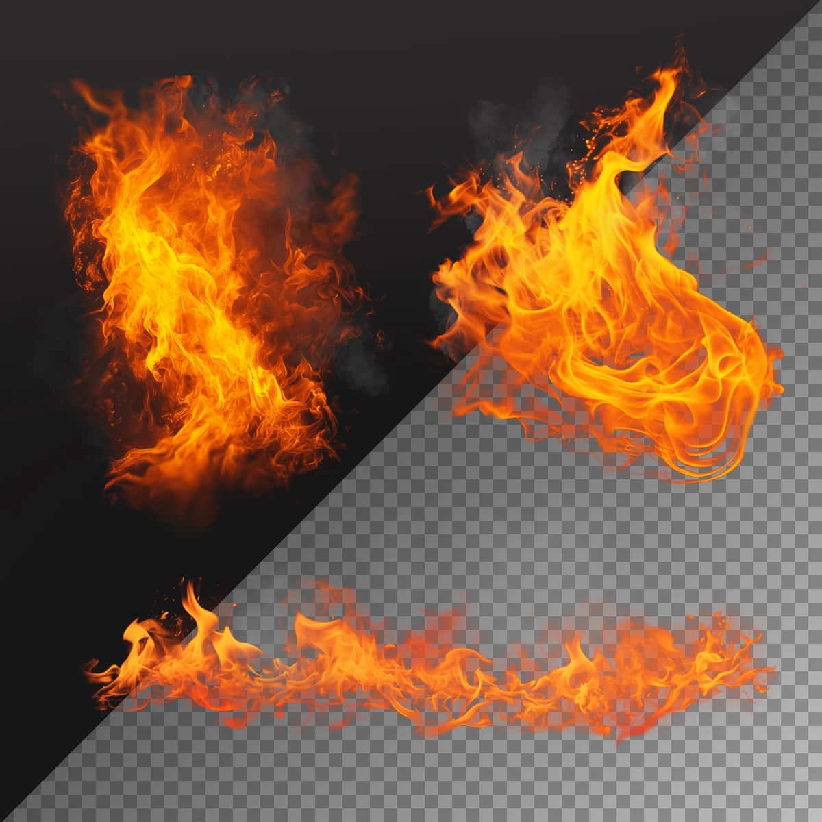 2D olov fonini tanlash | Selection 2d fire background 1