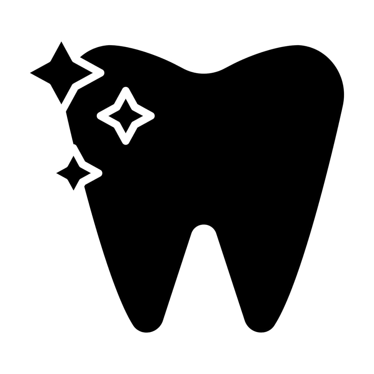 Toza tish vektor tasvirlash uslubi | Clean tooth vector illustration style 1