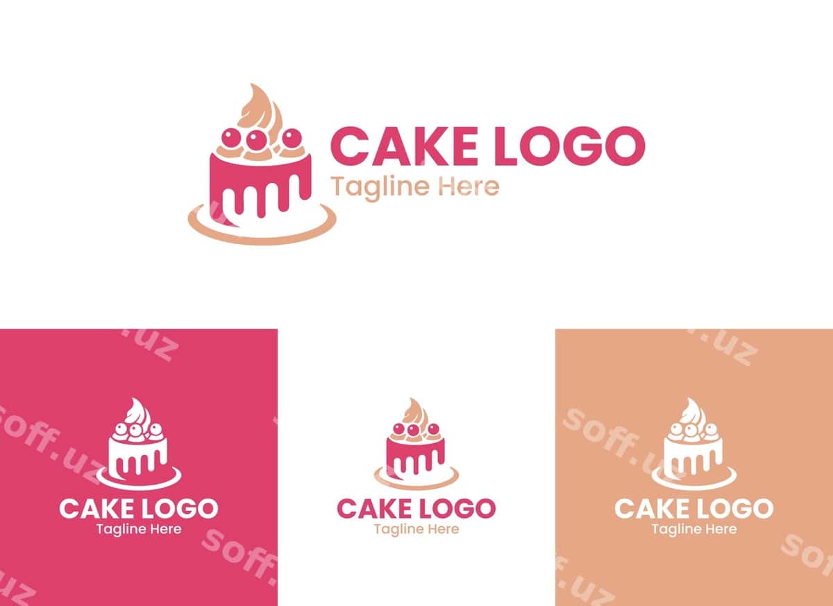 Tort logotipi | Cake logo 1