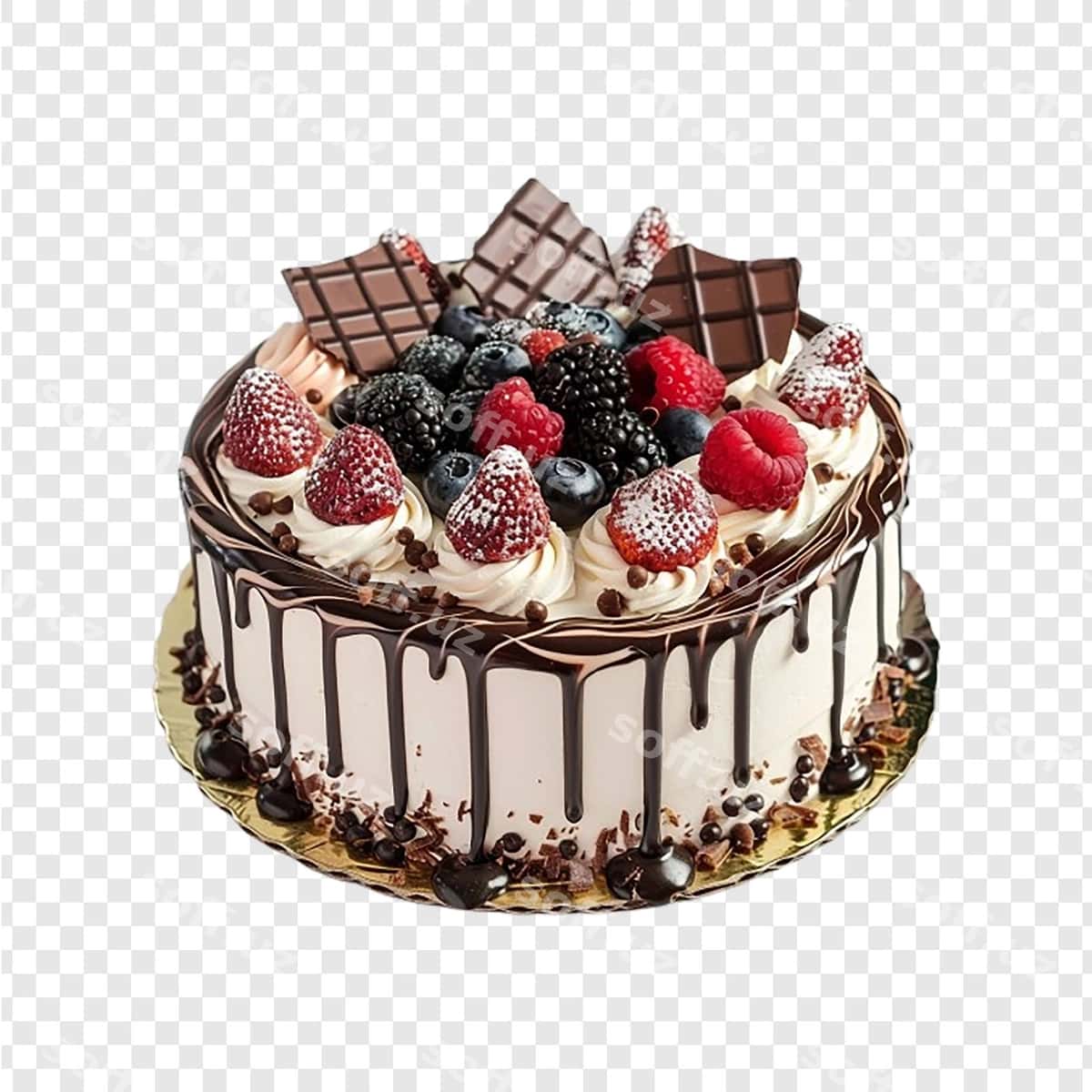Giloslar bilan tort, bu Cherry Top | Cake with cherries it cherry top 1