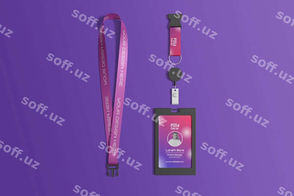 Karta tutuvchi mockup | Card holder mockup 1