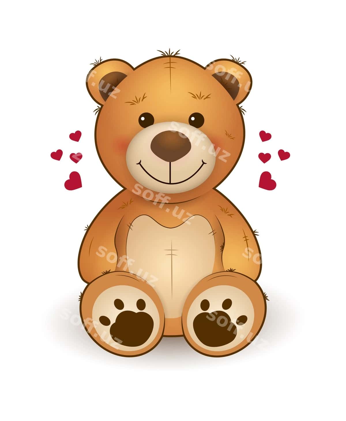 Kartun ayiqchi ayiq | Cartoon teddy bear 1
