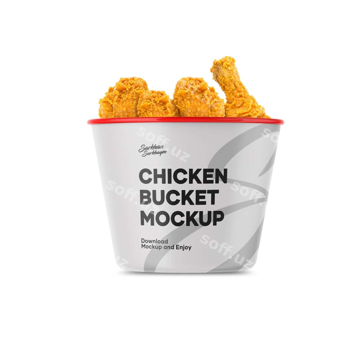 Tovuq vedro namunasi | Chicken bucket mockup 1