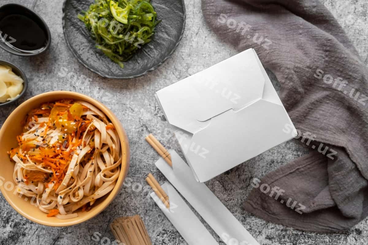 Xitoy ovqati namuna dizayni | Chinese food mockup design 1
