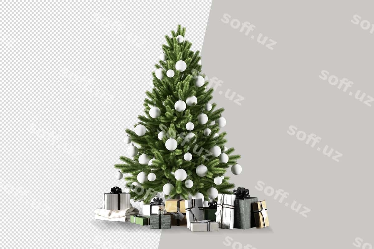 Yul sohibga xona 3d render | Christmas decoration room 3d rendering 1