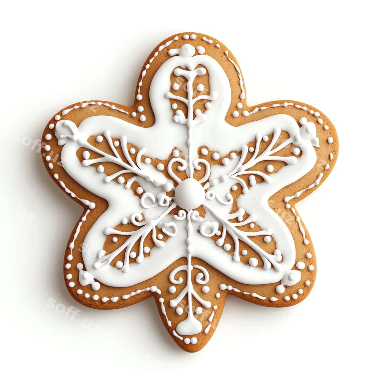 Rojdestvo bayramlik imbiriy non glazuri | Christmas festive gingerbread frosting 1