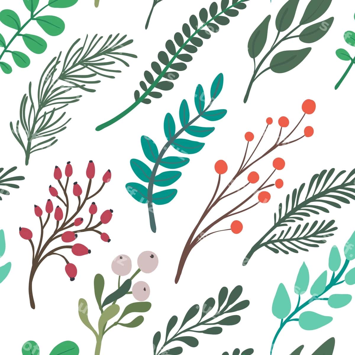 Milod va Yangi yil uchun uzilmas naqsh | Christmas new year seamless pattern 1