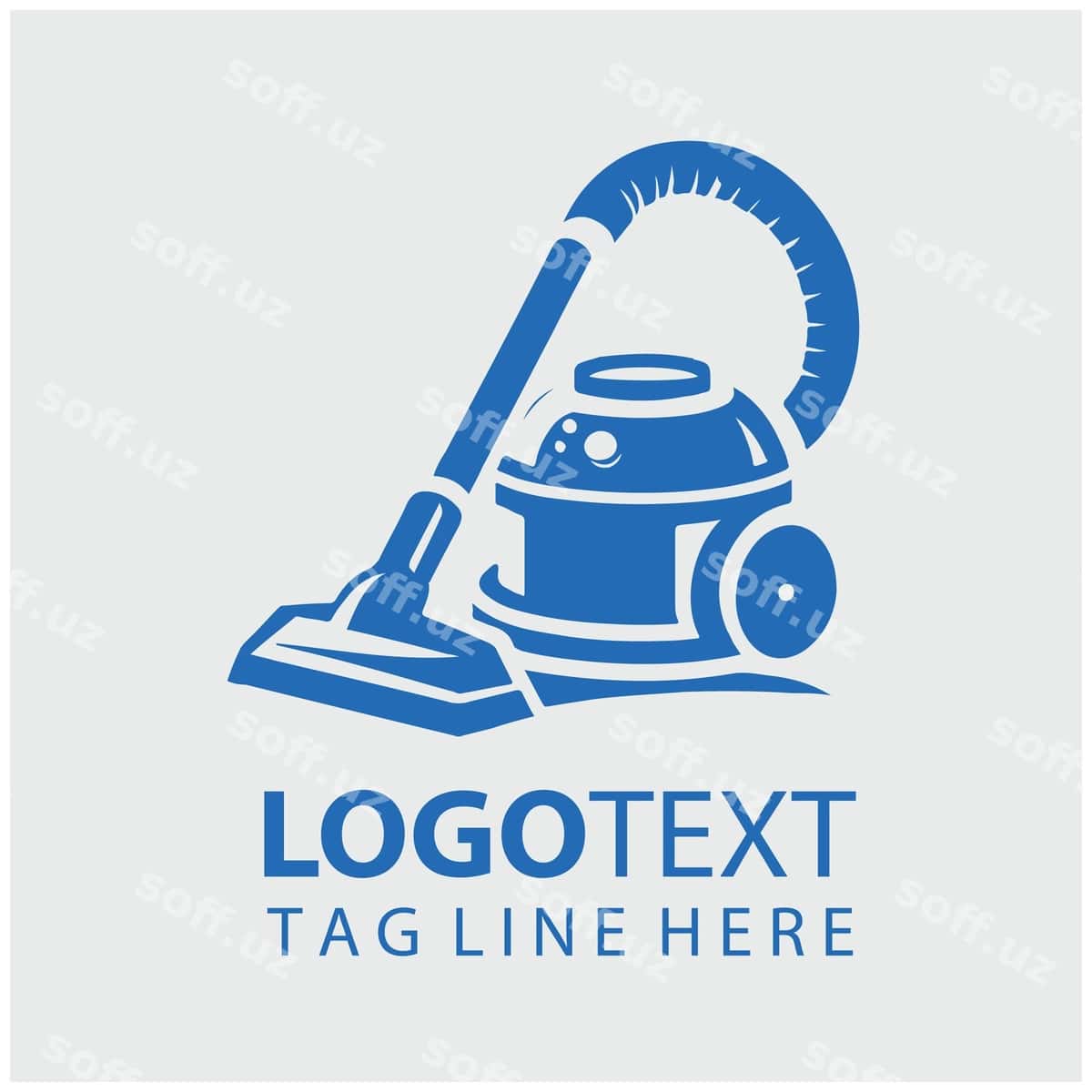 Tozalash logotipi vektor illustratsiyasi | Cleaning logo vector illustration 1