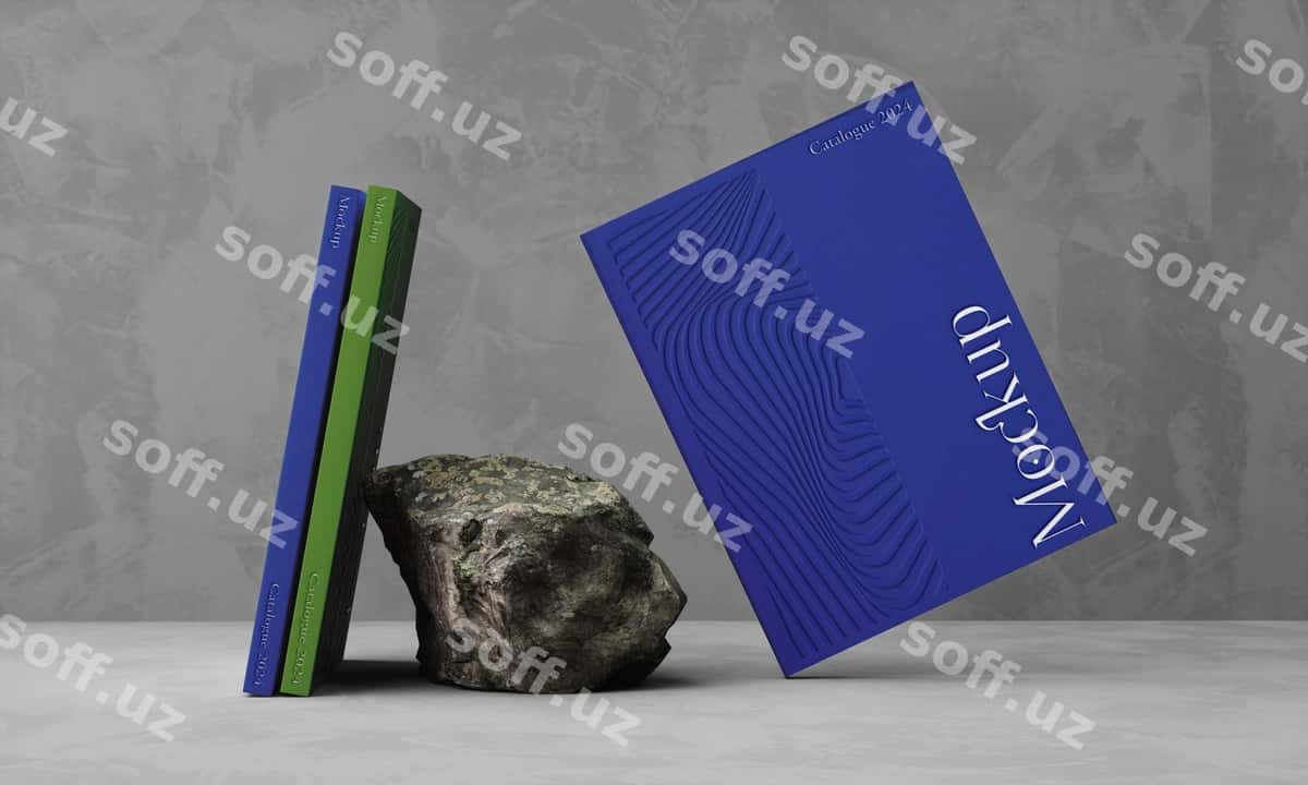 Yaqin qarash kitob qopliri mockup | Close up book cover mockup 1