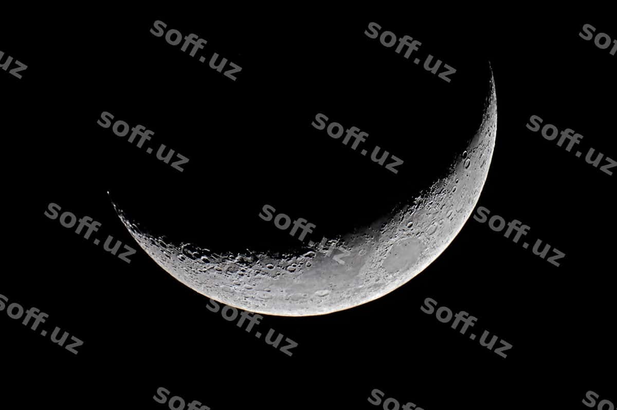 Oyni musaffo osmon tuniga yoping | Close up moon against clear sky night 1