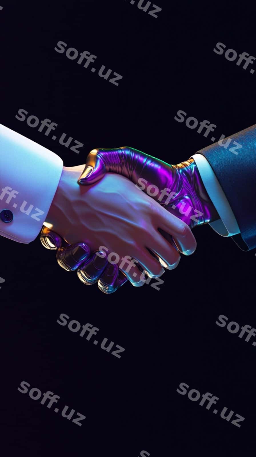 Yaqin ko'rinishdagi kuchli biznes qo'l aylanishi | Close up view firm business handshake 1
