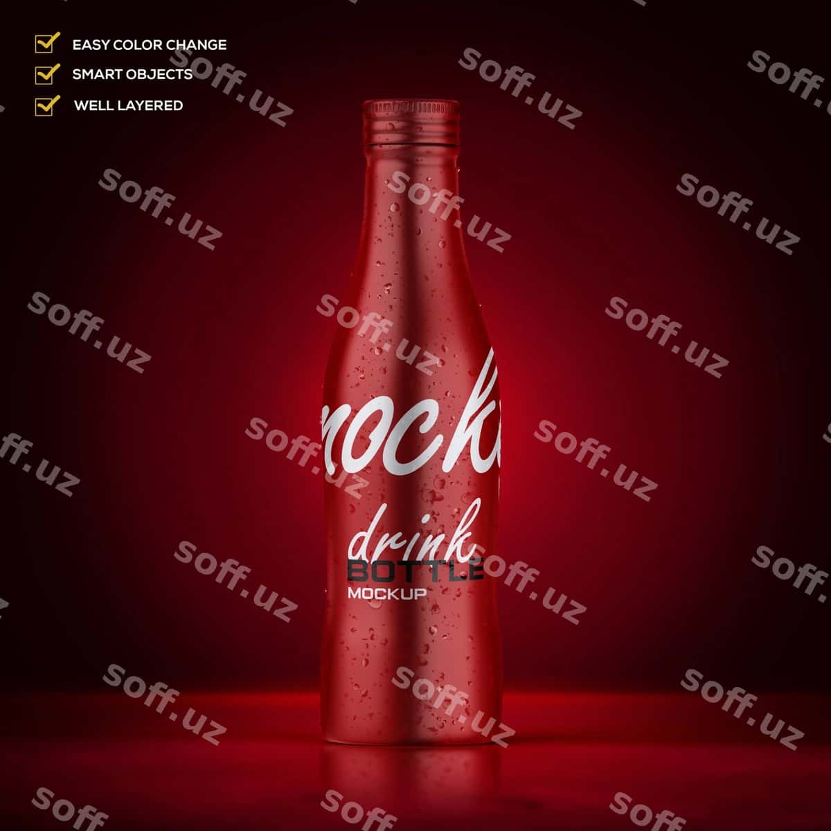 Cola shirinlik mockupi | Cola bottle mockup 1