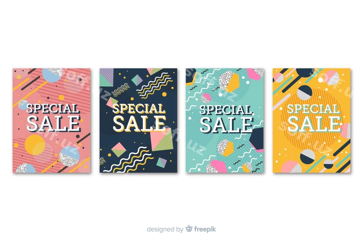 Memfis kolleksiyasidagi savdo bannerlari | Collection memphis sales banners 1