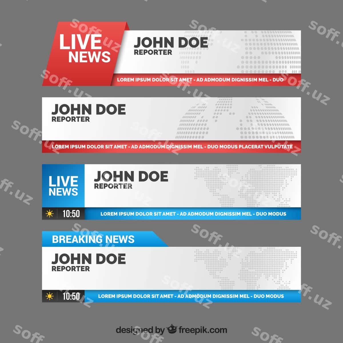 Rangli bannerlar jonli yangiliklar | Colorful banners live news 1
