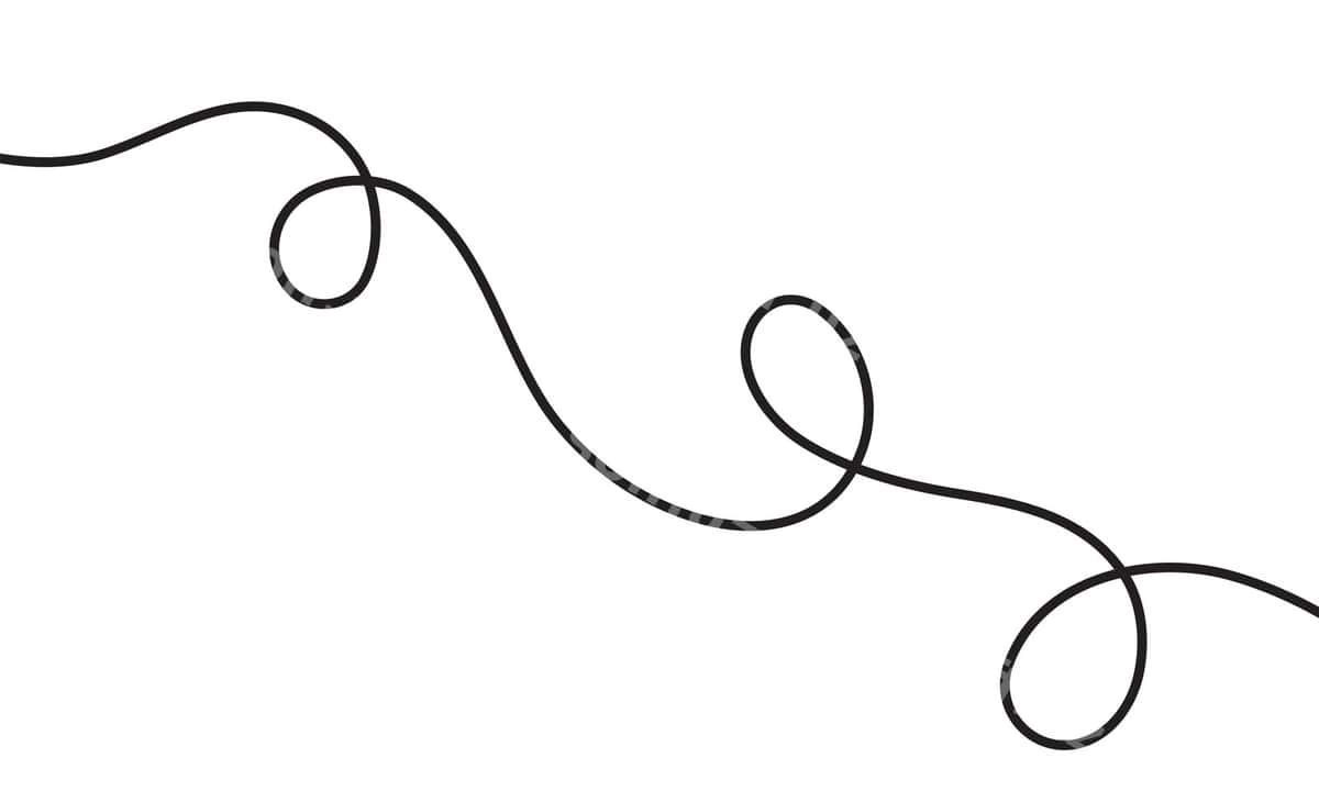Davriy chiziq san'ati o'tkazuvchi aylanmalar | Continuous line art flowing swirls 1