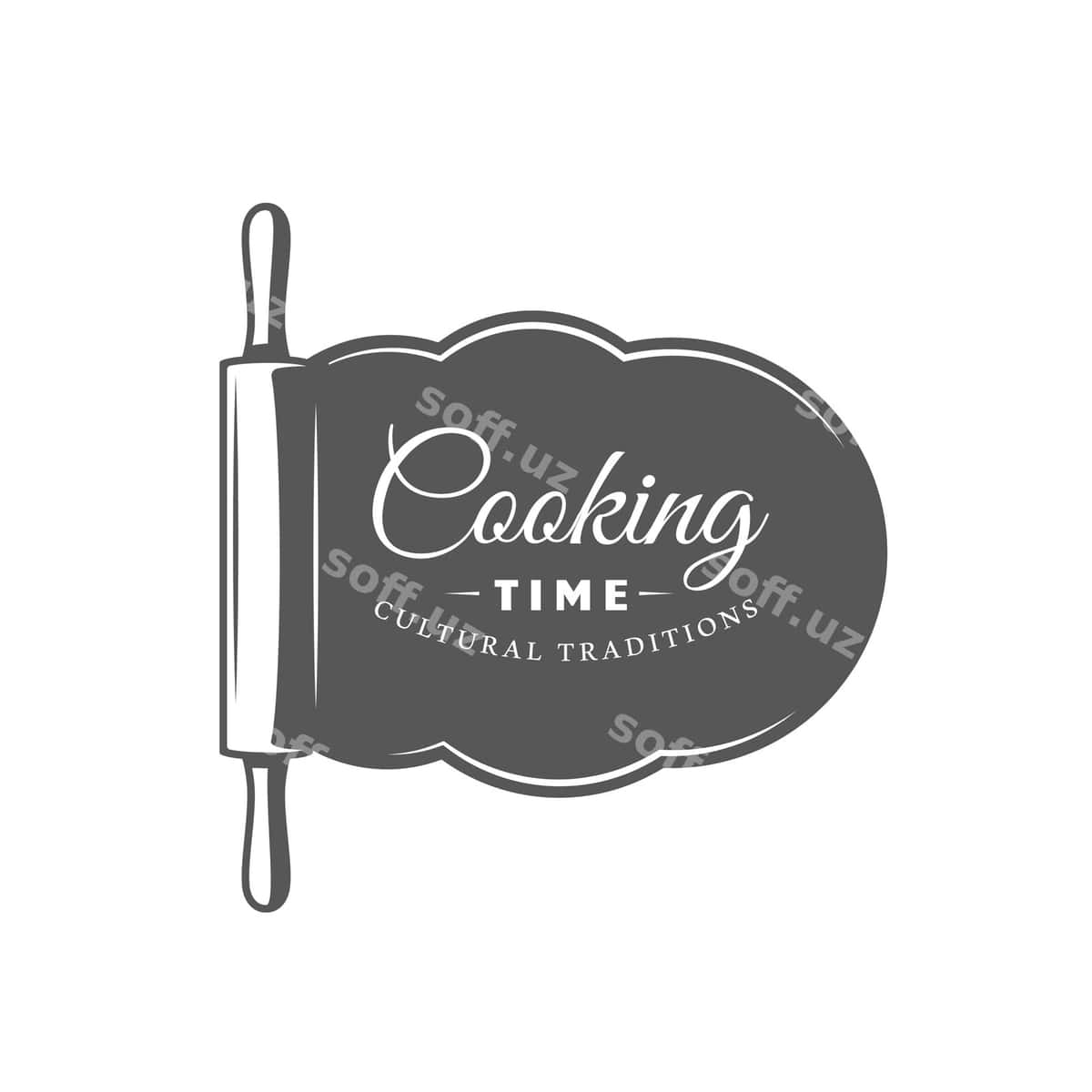 Pishirish yorlig'i izolyatsiya qilingan oq fon | Cooking label isolated white background 1