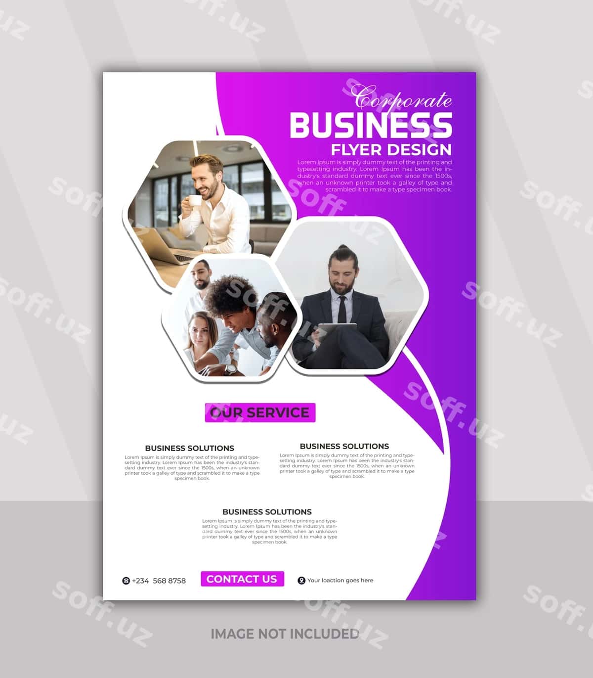 Korporativ biznes flyer dizayni | Corporate business flyer design 1