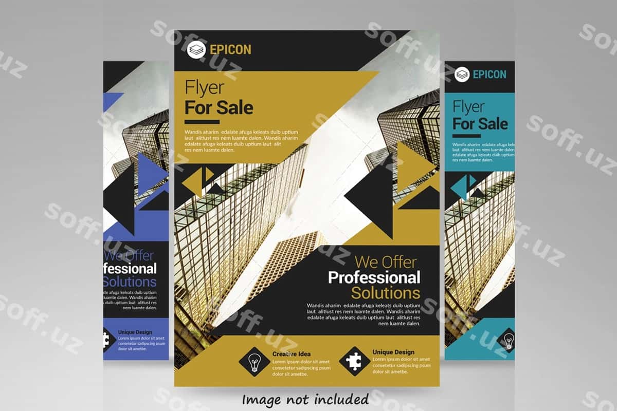 Korporativ flyer | Corporate flyer 1