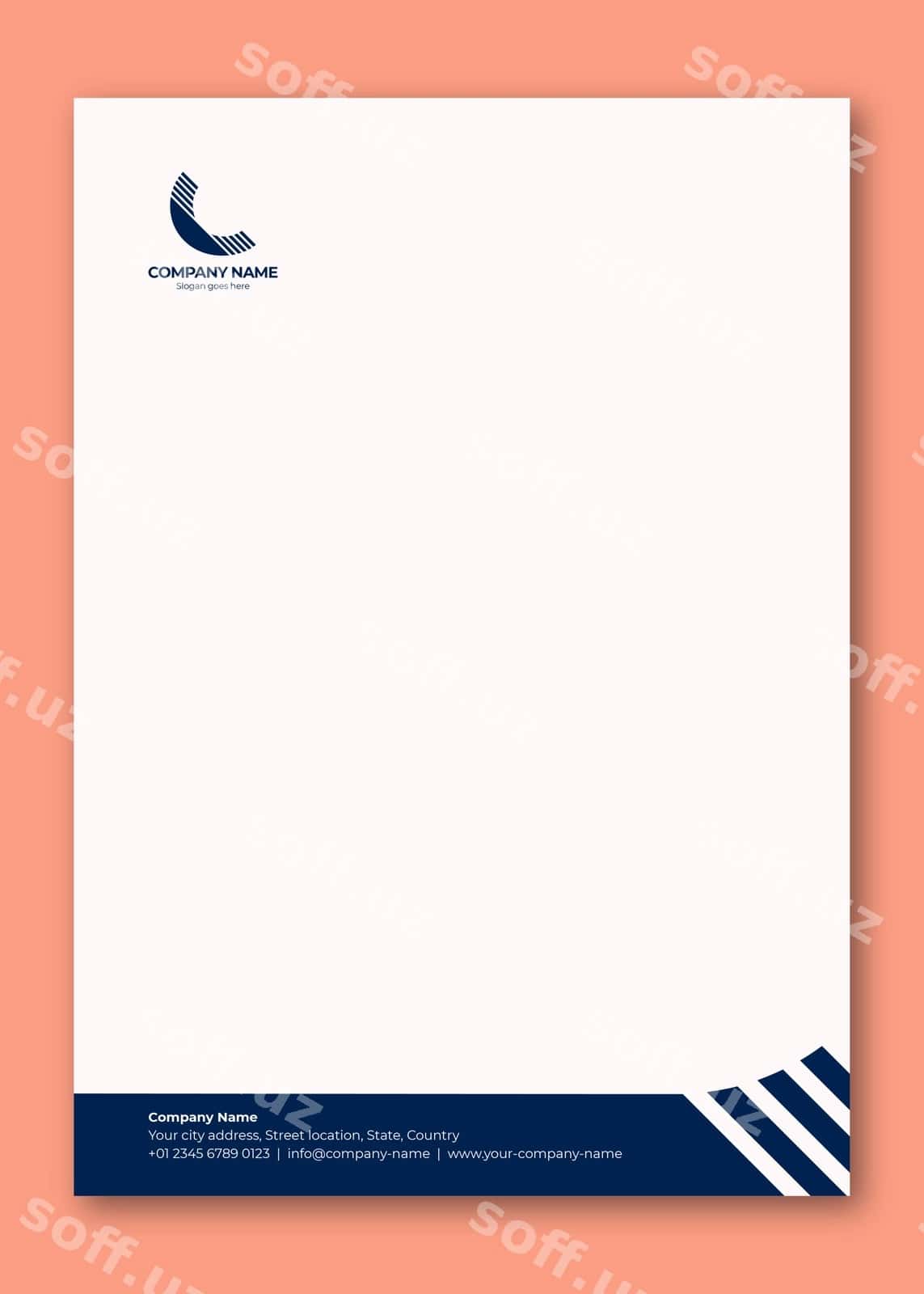 Kompaniya mektub sarlavhasi | Corporate letterhead 1