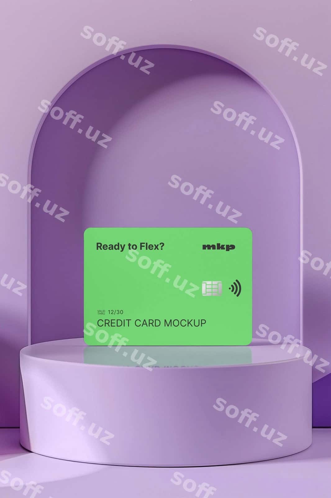 Kredit karta namunasi | Credit card mockup 1
