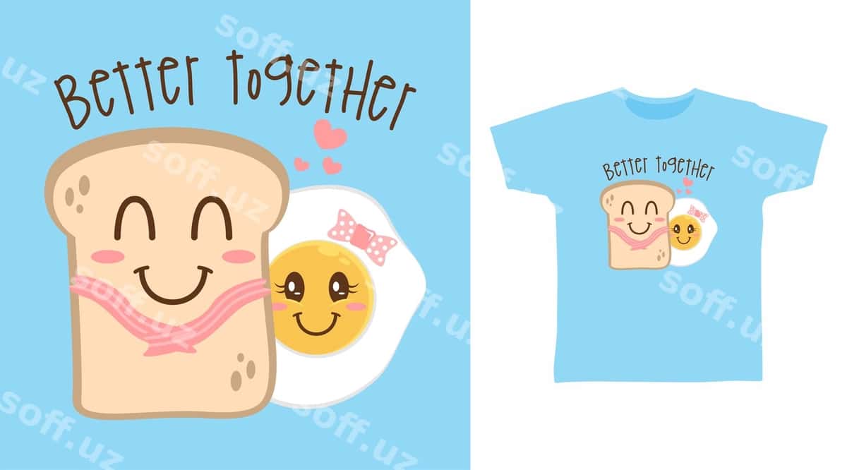 Gozaki non va tortik dizaynlari konsepsiyasi | Cute bread with egg tee designs concept 1