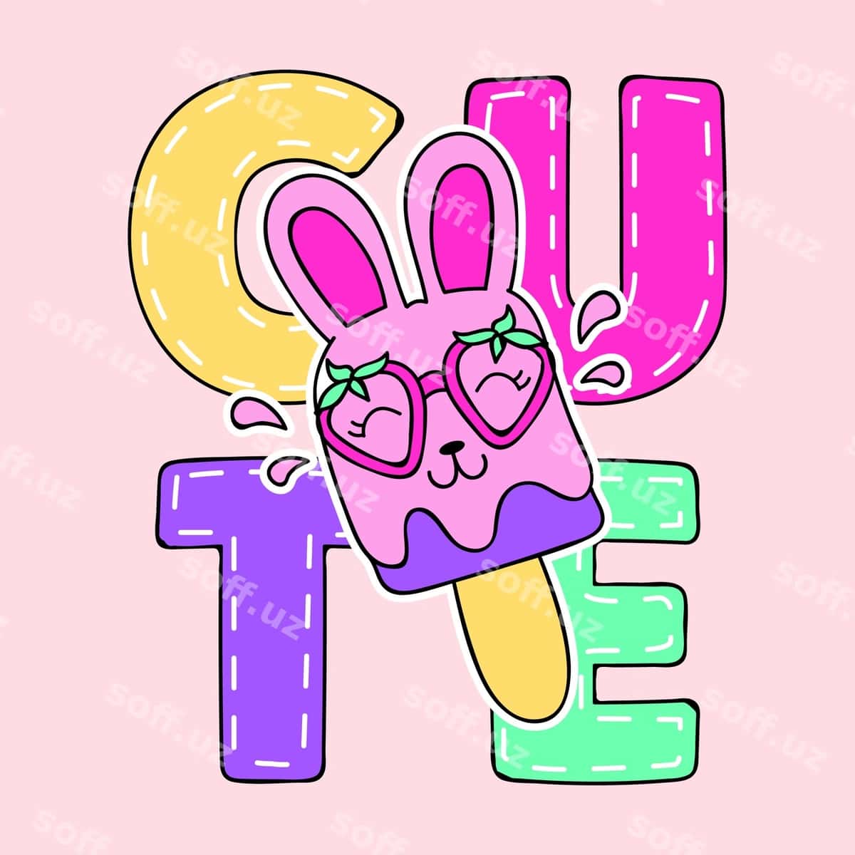 Chiroyli tulki muzza popp | Cute bunny ice cream pop 1