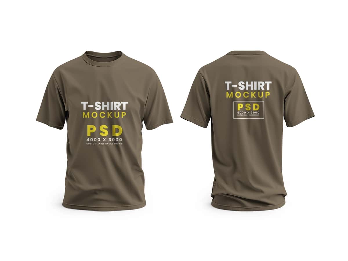 Tshirt maket shablon | Tshirt mockup template 1