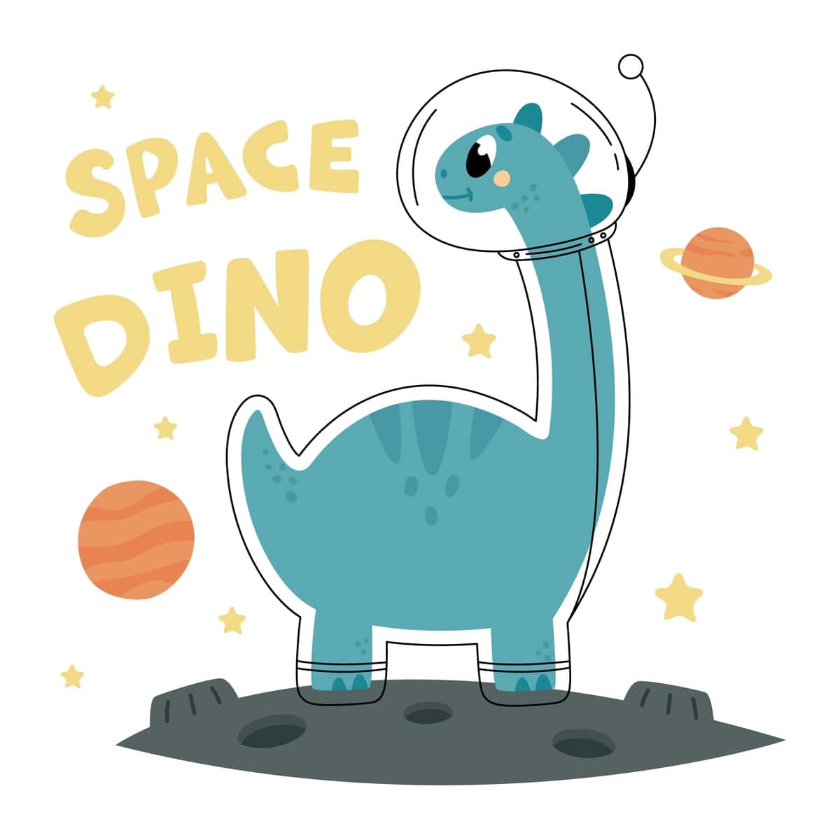 Dinozavr tadqiqotchisi kosmik astronavt kostyumi o'g'il bola mato bosma bilan | Dinosaur explorer space astronaut costume boy fabric print with 1