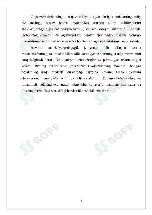 Ota- onalar bilan ishlashda defektologning asosiy vazifalari 6