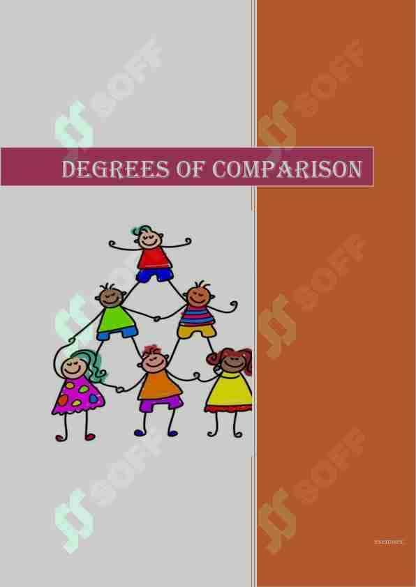 degrees of comparison 1