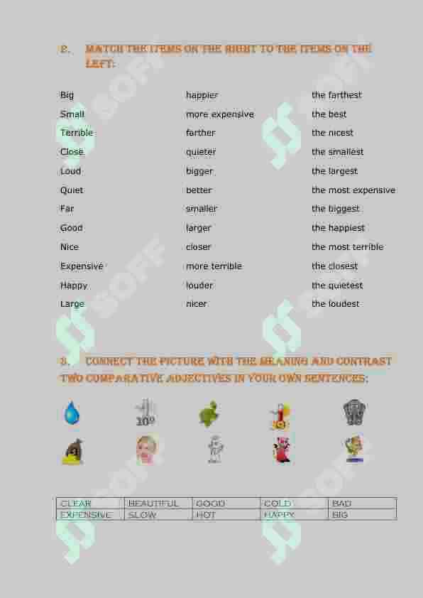 degrees of comparison 3