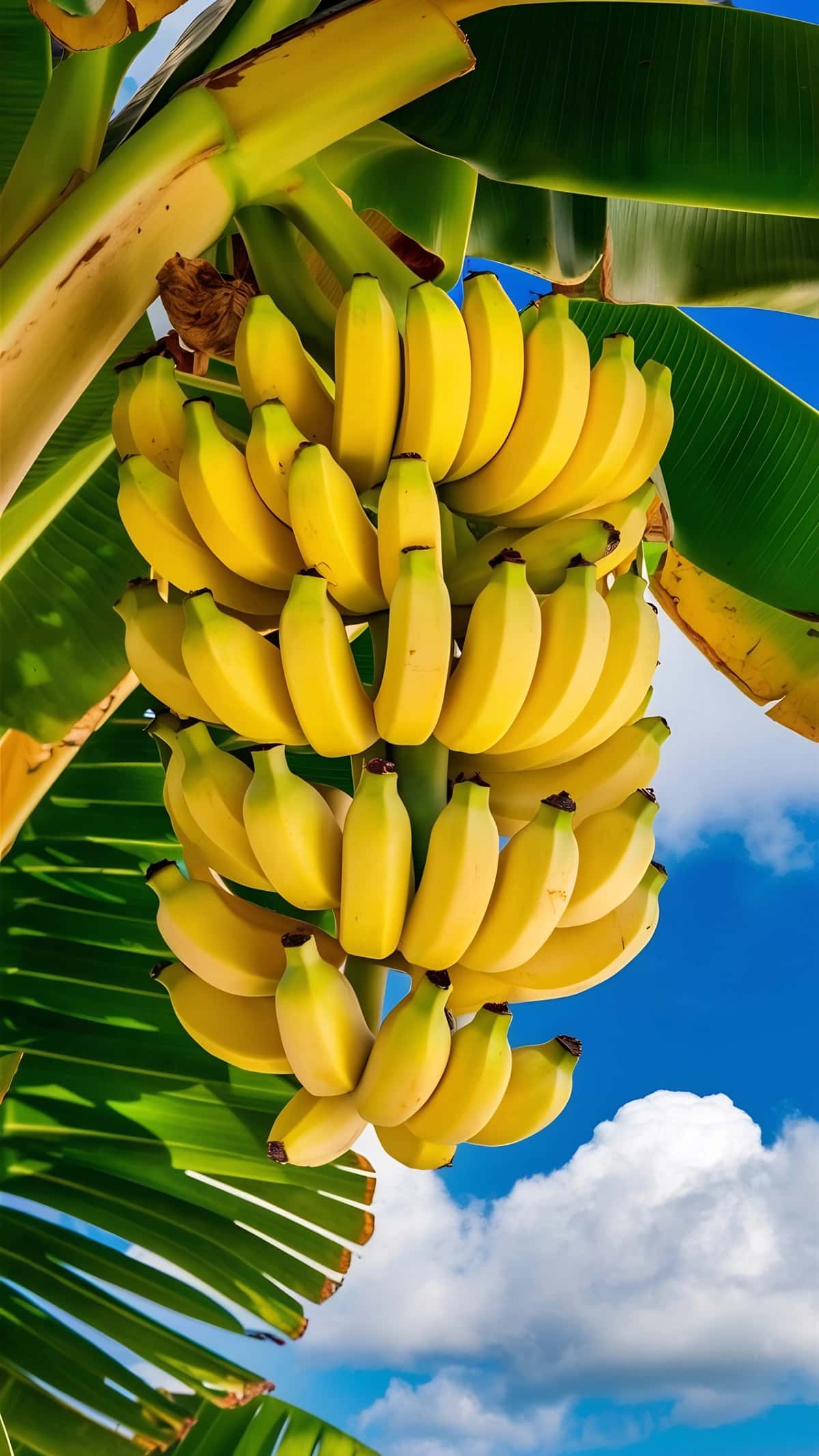 Tashqarida osilgan mazali bananlar | Delicious bananas hanging outdoors 1
