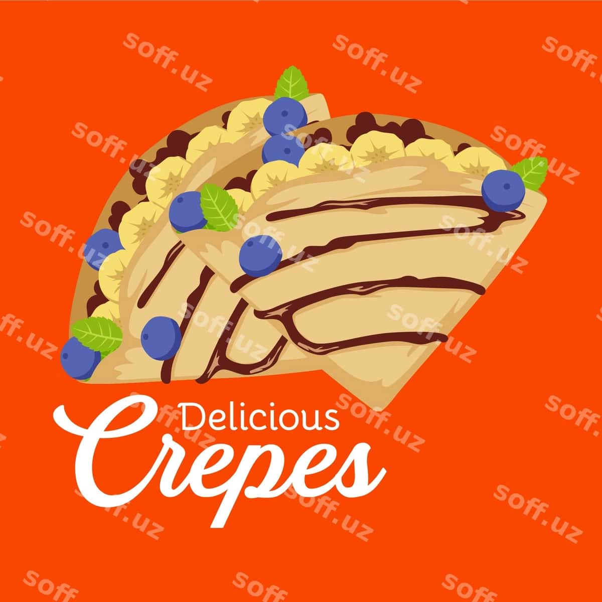 Misharif krepeslar qiziqarli ranglar bilan | Delicious crepes with interesting colors 1