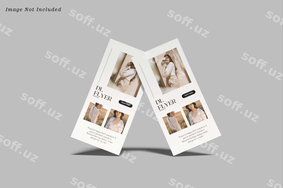 DL flyer modeli | Dl flyer mockup 1