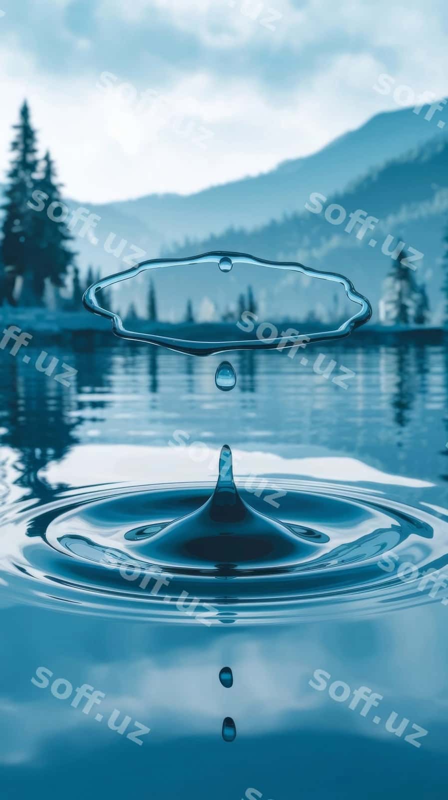 Damla murch nuqta tushmoq su png | Drop ink pnt falling water png 1