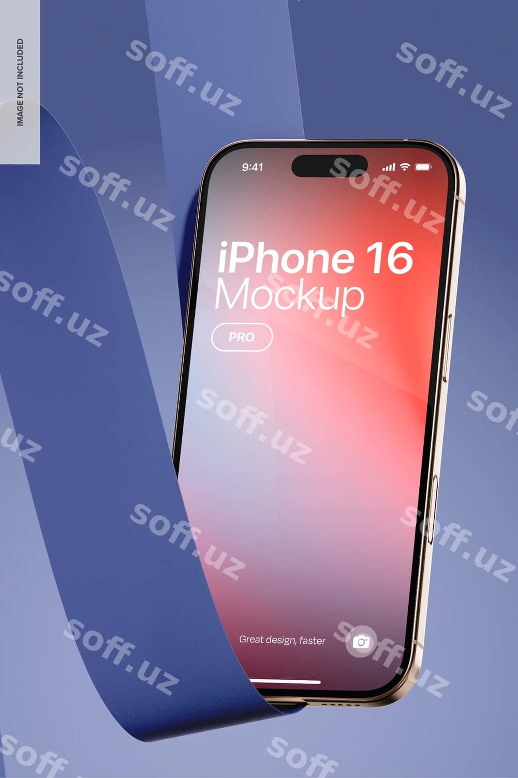 Dinamik iphone 16 pro maketi o'ng ko'rinishi | Dynamic iphone 16 pro mockup right view 1