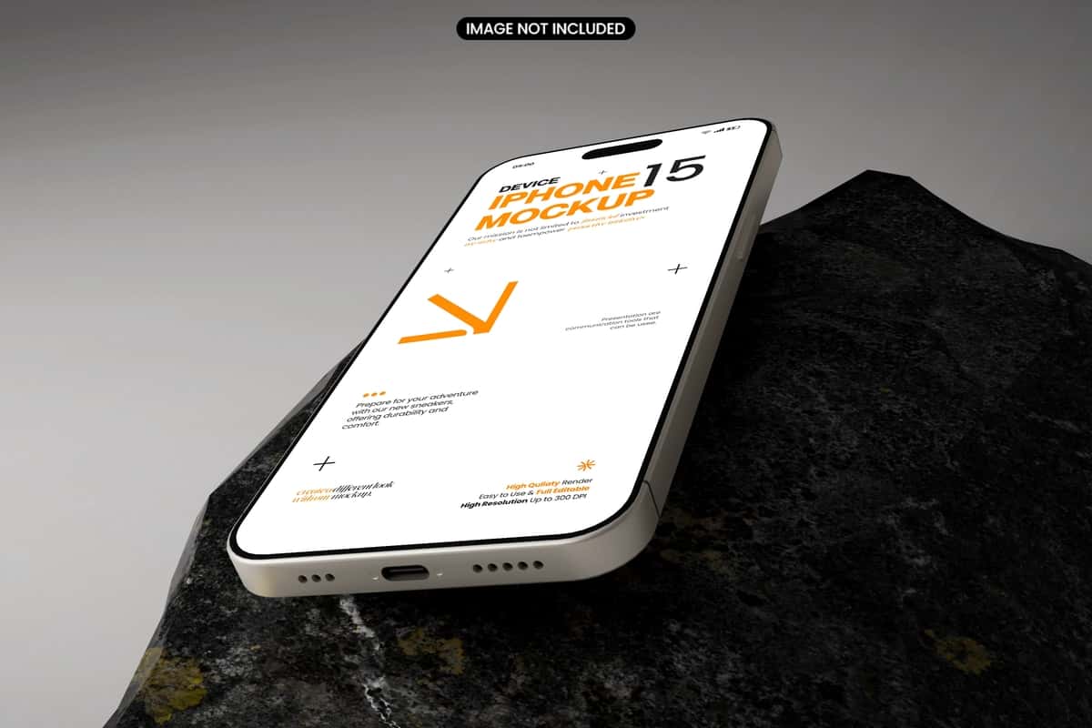 Iphone 15 maketi | Iphone 15 mockup 1