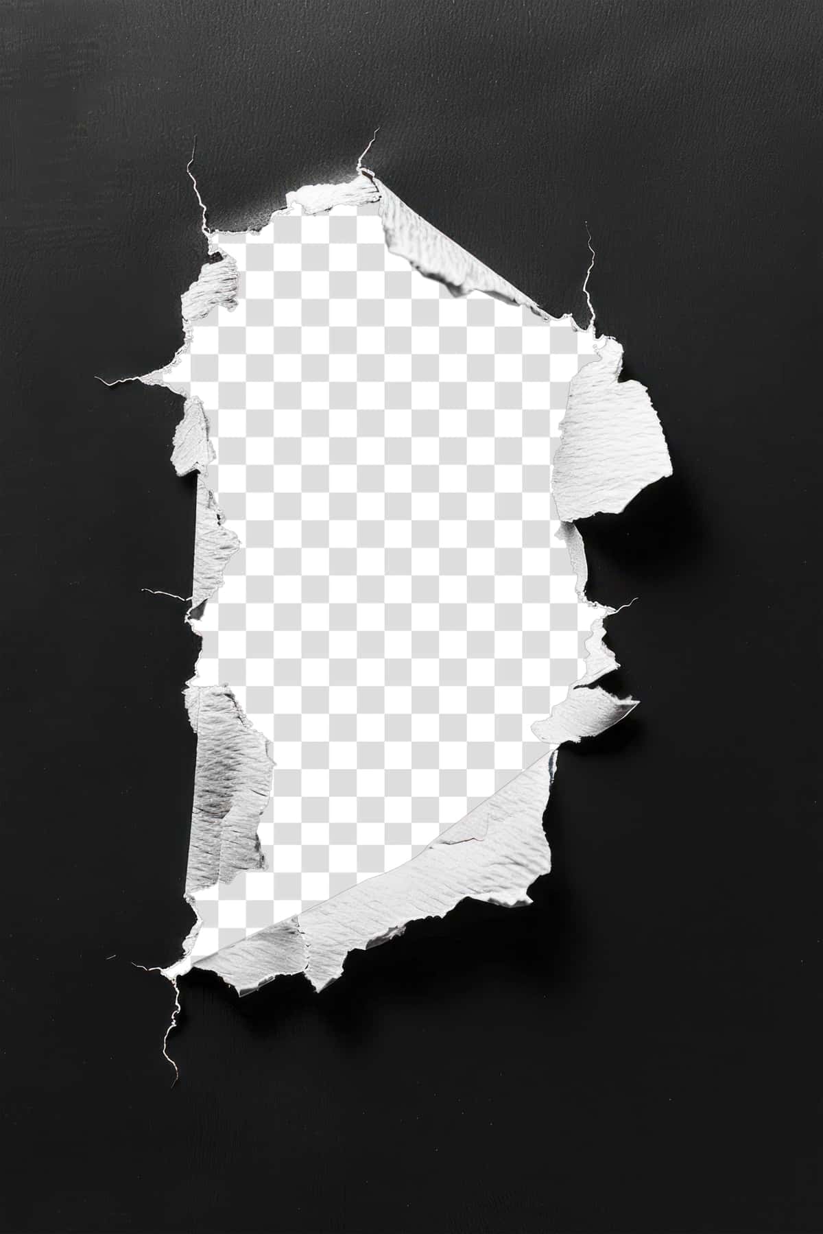 Png yirtilgan qog'oz qora fon | Png torn paper black background 1