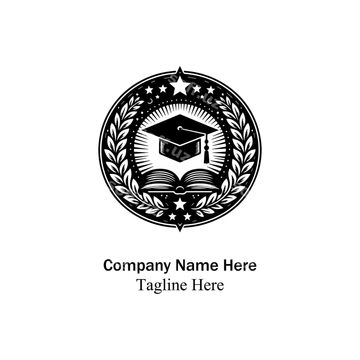 Ta'limiy logo vektor | Educational logo vector 1
