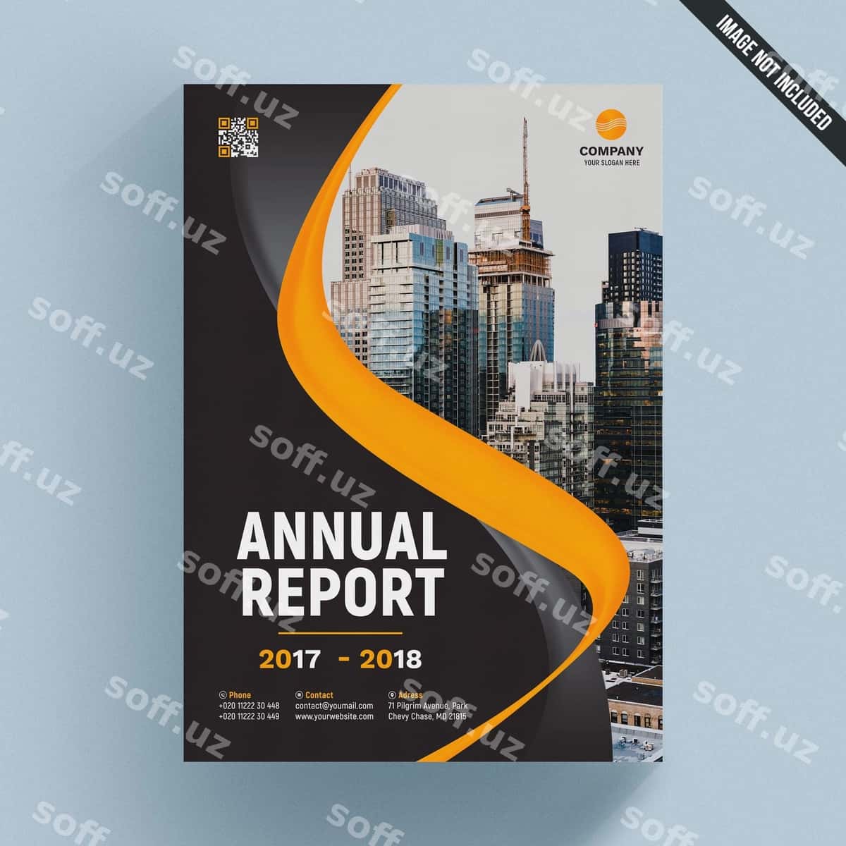 Elegant biznes broshyur shabloni | Elegant business brochure template 1