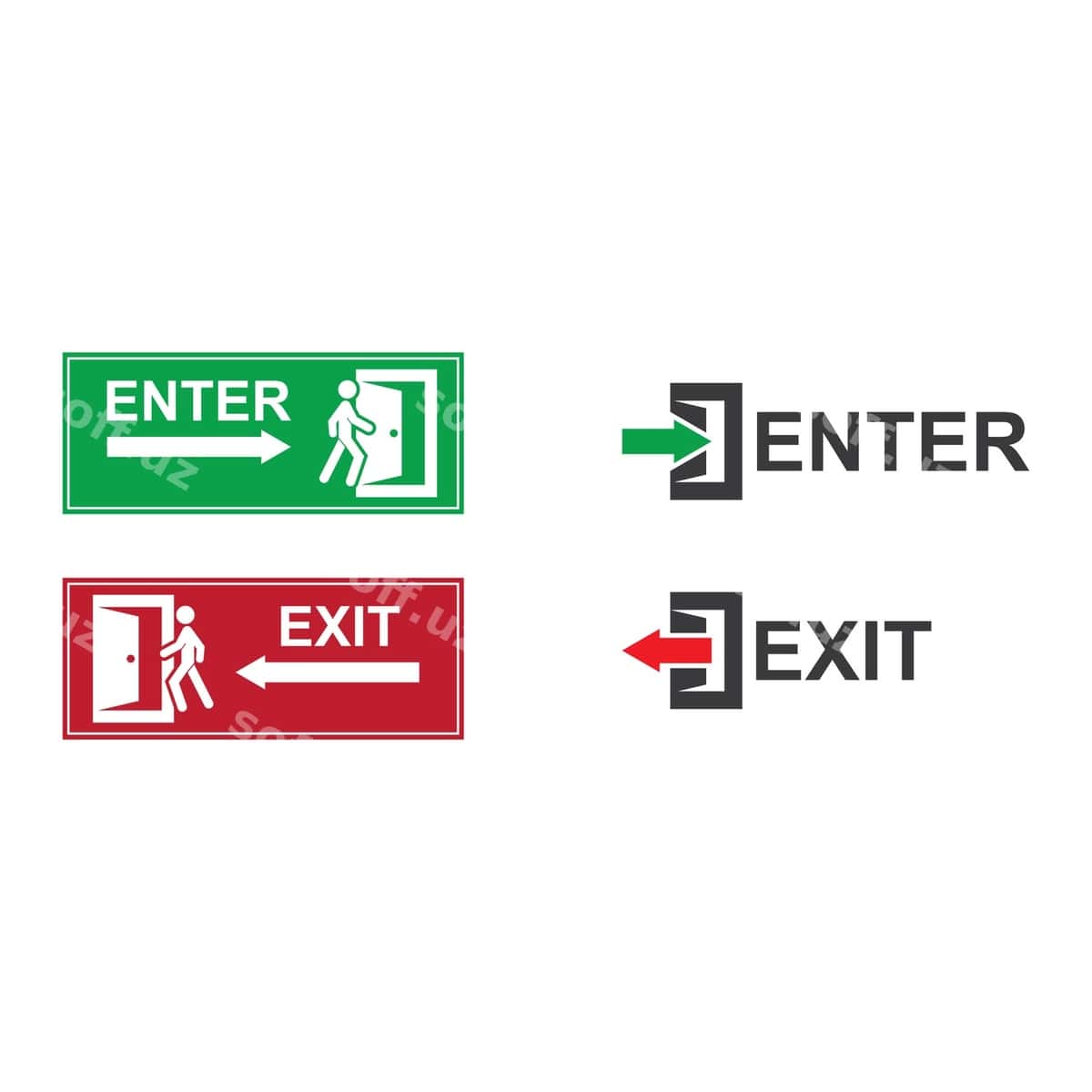 Kirish chiqish ikonasi | Enter exit icon 1