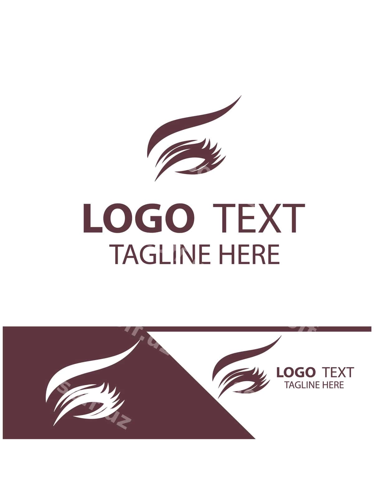 Qovoq qizarti logotipi | Eyebrow logo 1