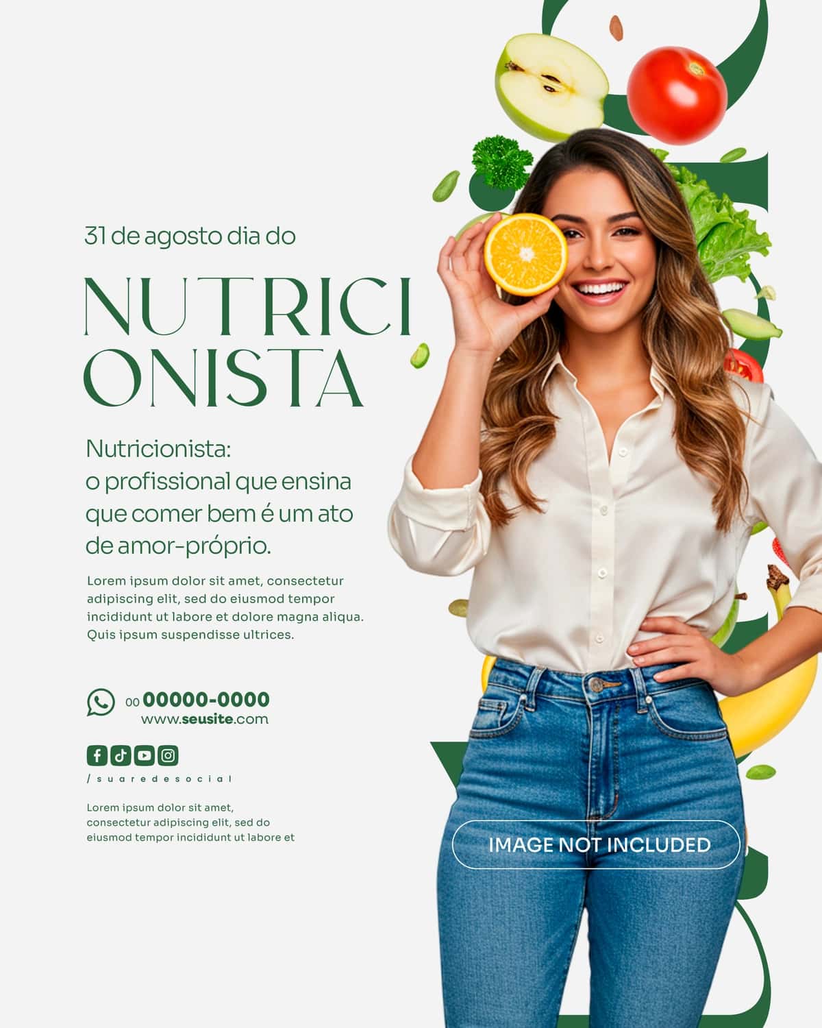 Sog'lom ovqatlanishni targ'ib qiluvchi dietologlar kunini targ'ib qilish | Nutritionist day promotion promoting healthy eating wellness 1